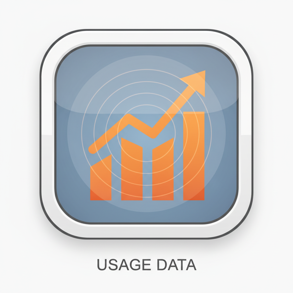 사용 통계 아이콘